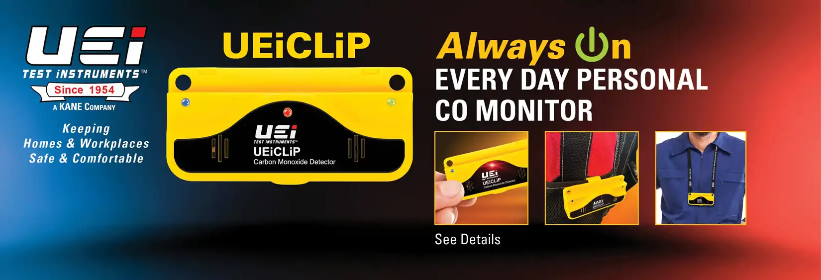 Meet the everyday CO Monitor