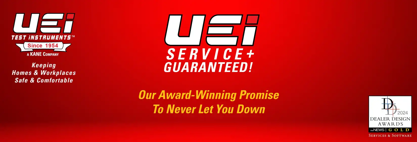 UEi's award winning commitment to never let our customers down